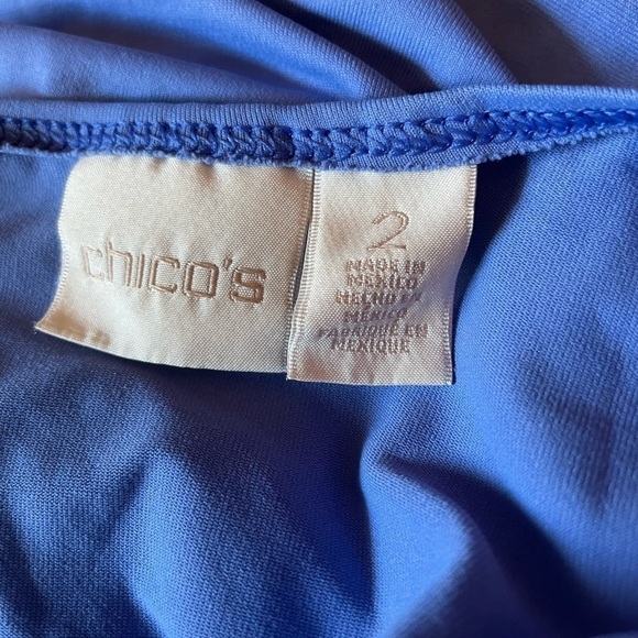 Chico’s blue tank top - Picture 3 of 5